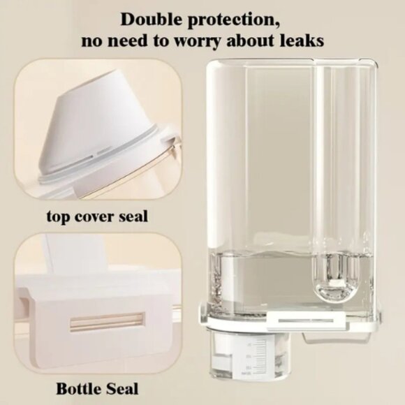 4pcs 4.5 Pound Rice Sealed Dry Grain Storage Container, Transparent Food Storage - Picture 6 of 6